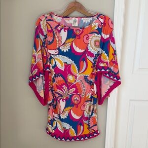 Trina Turk Sevilla Colorful Paisley Swim Coverup